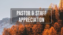 Pastor Appreciation